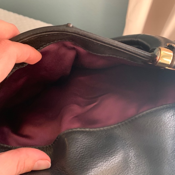 Black two strap purse B.makowsky - Picture 5 of 9